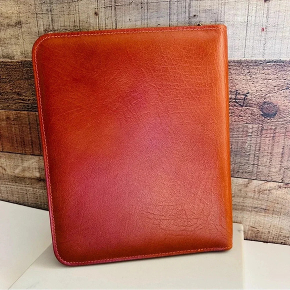 Unisex NWOT Vintage 1960's Leather Portfolio made in Canada by Cooper-Weeks - Picture 4 of 9